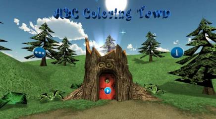 ABC Coloring Town Title Screen